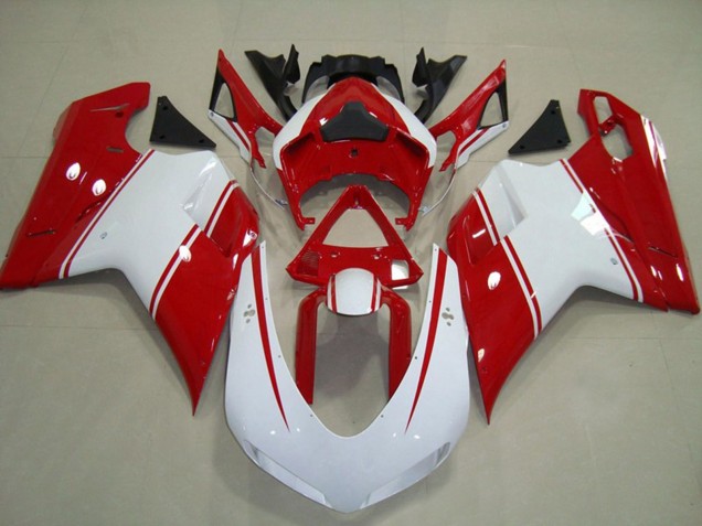 07-14 Red and White Pin Ducati 848 1098 1198 Fairings 07-14 Red and White Pin Ducati 848 1098 1198 Fairings