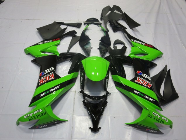 08-10 Green and Black ZX10R Fairings 08-10 Green and Black ZX10R Fairings