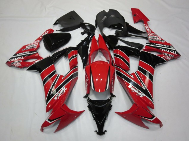08-10 Red Black ZX10R Fairings 08-10 Red Black ZX10R Fairings