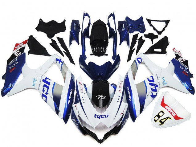 08-10 Tyco Gloss Custom Style GSXR 600-750 Fairings 08-10 Tyco Gloss Custom Style GSXR 600-750 Fairings