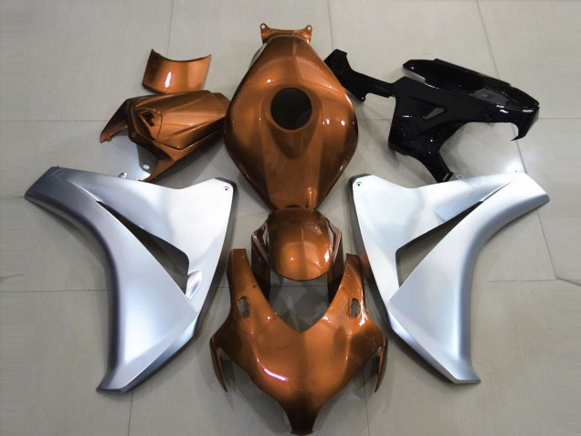 08-11 Gloss Orange and Silver CBR1000RR Fairings 08-11 Gloss Orange and Silver CBR1000RR Fairings