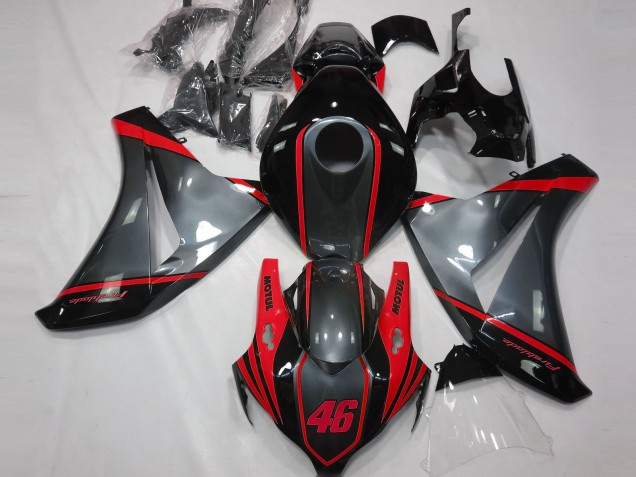 08-11 Grey Motul & Red CBR1000RR Fairings 08-11 Grey Motul & Red CBR1000RR Fairings