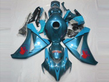 08-11 Light Blue Custom CBR1000RR Fairings