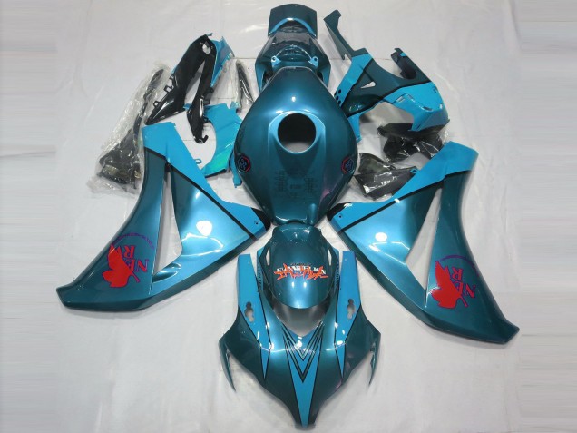 08-11 Light Blue Custom CBR1000RR Fairings 08-11 Light Blue Custom CBR1000RR Fairings