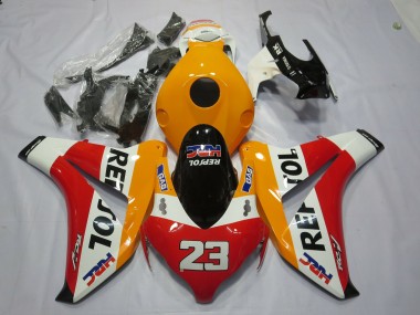 08-11 Off Orange Repsol CBR1000RR Fairings