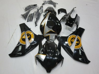 08-11 Orange Black and Silver CBR1000RR Fairings