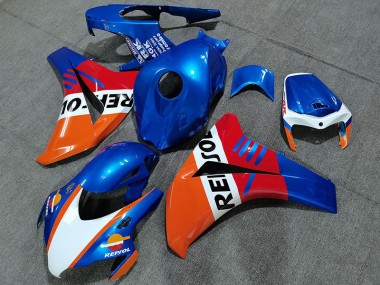 08-11 Pearl Blue Repsol Style CBR1000RR Fairings