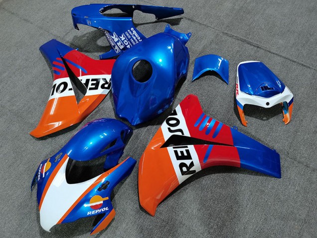 08-11 Pearl Blue Repsol Style CBR1000RR Fairings 08-11 Pearl Blue Repsol Style CBR1000RR Fairings