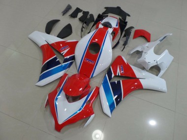 08-11 Red Blue and White CBR1000RR Fairings