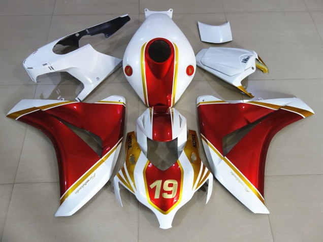 08-11 Red and White 19 CBR1000RR Fairings 08-11 Red and White 19 CBR1000RR Fairings