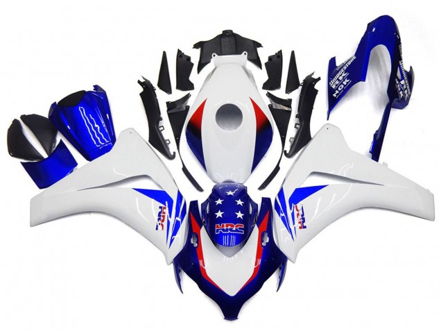 08-11 Vibrant Blue Star CBR1000RR Fairings 08-11 Vibrant Blue Star CBR1000RR Fairings