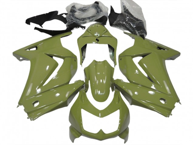 08-12 Gloss Olive Ninja 250 Fairings 08-12 Gloss Olive Ninja 250 Fairings