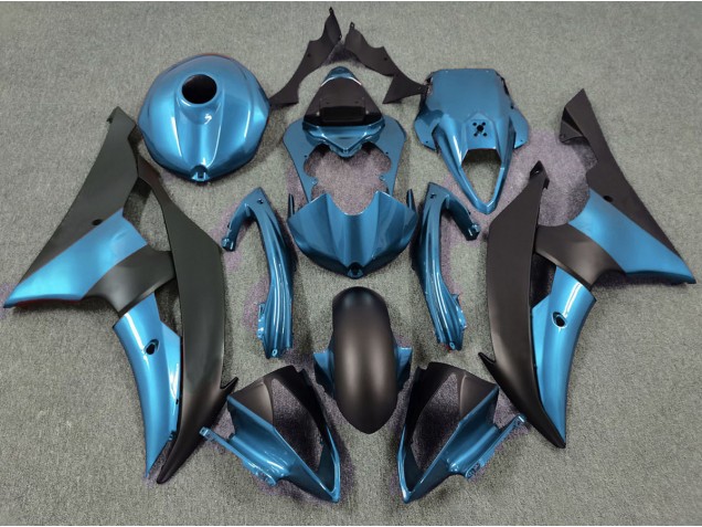 08-16 Electric Blue and Matte Black R6 Fairings 08-16 Electric Blue and Matte Black R6 Fairings