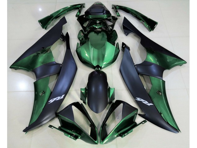 08-16 Forest Green and Matte Black R6 Fairings 08-16 Forest Green and Matte Black R6 Fairings
