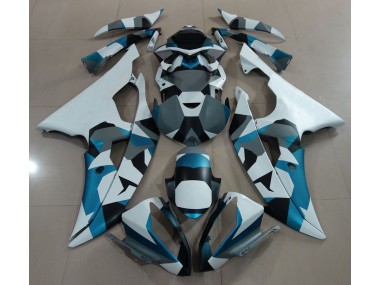 08-16 Glacier Blue Snow Camo R6 Fairings