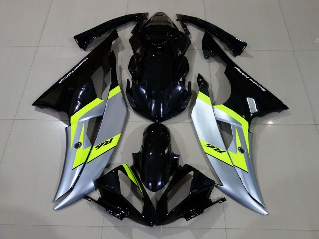 08-16 Gloss Black & Silver R6 Fairings 08-16 Gloss Black & Silver R6 Fairings