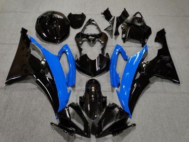 08-16 Gloss Blue and Black R6 Fairings