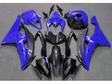 08-16 Gloss Blue and Carbon R6 Fairings
