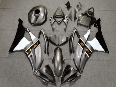 08-16 Gloss Grey & Bronze R6 Fairings