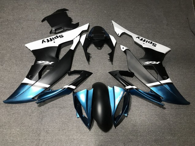 08-16 Matte Black and Special Blue R6 Fairings 08-16 Matte Black and Special Blue R6 Fairings
