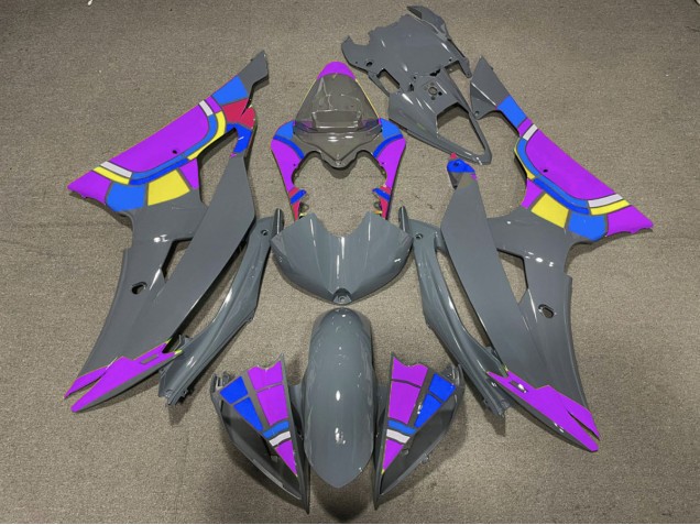 08-16 Nardo and Purple Design R6 Fairings 08-16 Nardo and Purple Design R6 Fairings