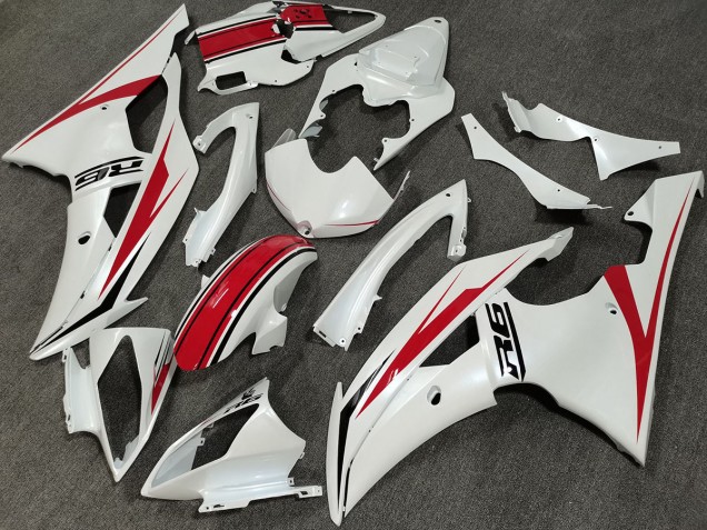 08-16 Pearl White Custom R6 Fairings 08-16 Pearl White Custom R6 Fairings