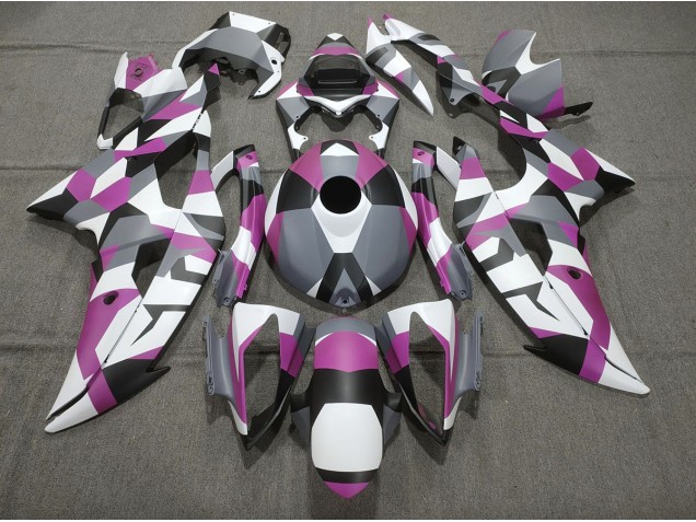 08-16 Pink Camo Plain R6 Fairings 08-16 Pink Camo Plain R6 Fairings