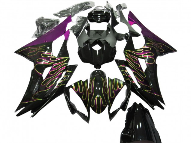 08-16 Pink Flame R6 Fairings 08-16 Pink Flame R6 Fairings