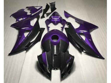 08-16 Purple w Carbon Fiber Style R6 Fairings