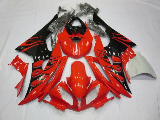 08-16 Red Flame R6 Fairings 08-16 Red Flame R6 Fairings
