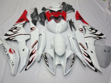 08-16 Special Flame Red R6 Fairings