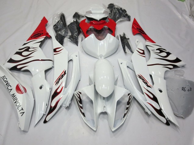 08-16 Special Flame Red R6 Fairings 08-16 Special Flame Red R6 Fairings
