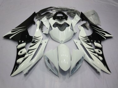 08-16 White Flame R6 Fairings