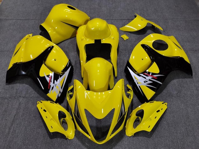 08-20 Gloss Yellow with Black Style GSXR 1300 Hayabusa Fairings 08-20 Gloss Yellow with Black Style GSXR 1300 Hayabusa Fairings