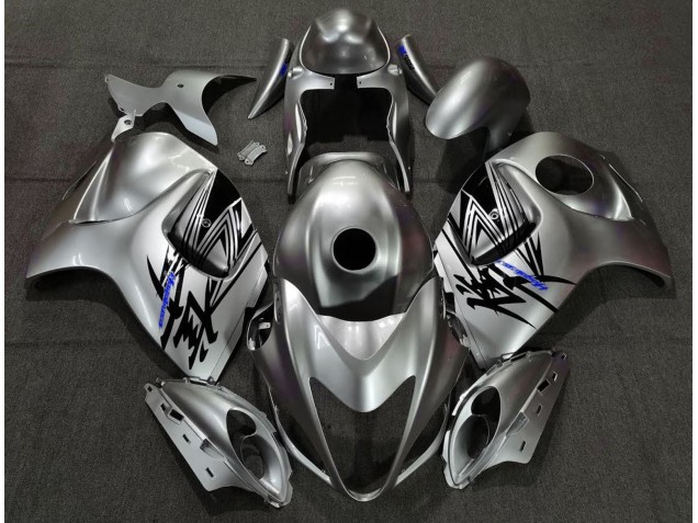 08-20 Liquid Silver & Blue GSXR 1300 Hayabusa Fairings 08-20 Liquid Silver & Blue GSXR 1300 Hayabusa Fairings