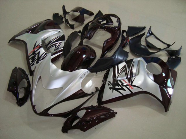 08-20 Silver Black GSXR 1300 Hayabusa Fairings 08-20 Silver Black GSXR 1300 Hayabusa Fairings