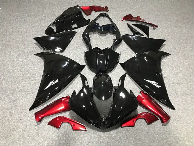 09-11 Gloss Black & Red R1 Fairings 09-11 Gloss Black & Red R1 Fairings