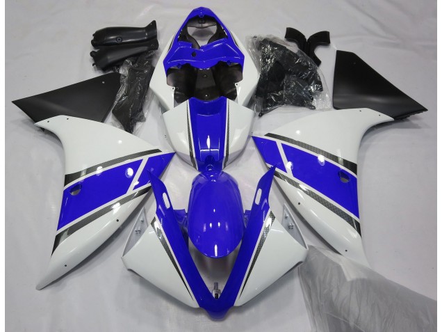09-11 Gloss White and Blue R1 Fairings 09-11 Gloss White and Blue R1 Fairings