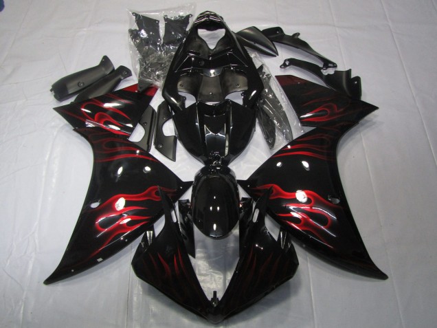 09-11 Red Flame R1 Fairings 09-11 Red Flame R1 Fairings