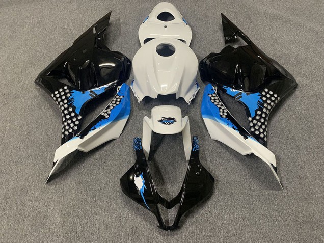 09-12 Black Blue and White CBR600RR Fairings 09-12 Black Blue and White CBR600RR Fairings