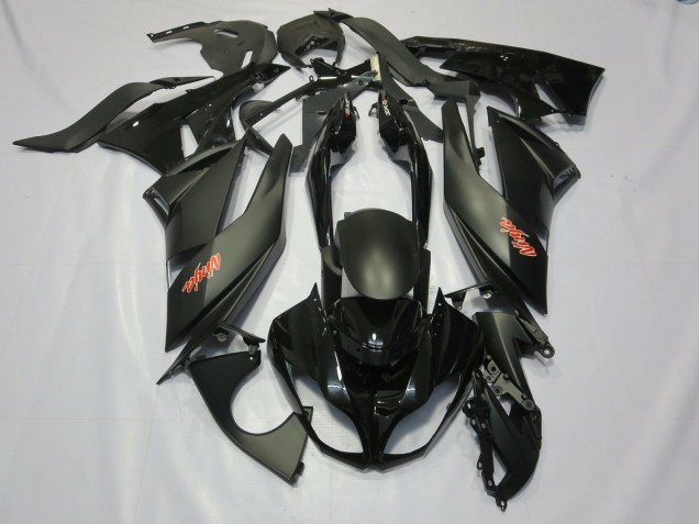 09-12 Black ZX6R Fairings 09-12 Black ZX6R Fairings