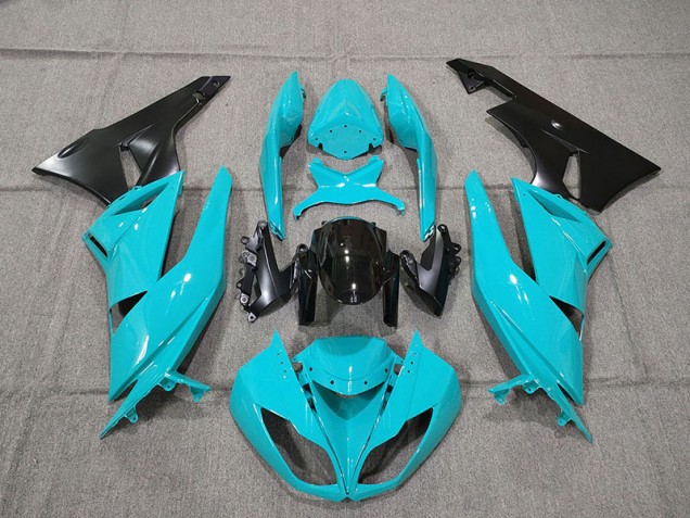 09-12 Blue ZX6R Fairings 09-12 Blue ZX6R Fairings