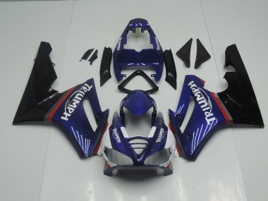 09-12 Blue and Red Gloss Daytona 675 Fairings
