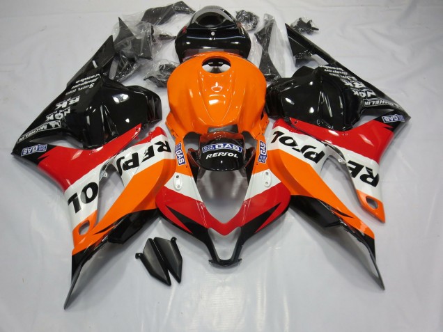 09-12 Classic Repsol Style CBR600RR Fairings 09-12 Classic Repsol Style CBR600RR Fairings
