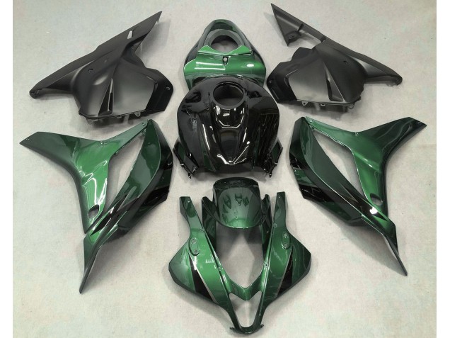 09-12 Deep Green with Black CBR600RR Fairings 09-12 Deep Green with Black CBR600RR Fairings