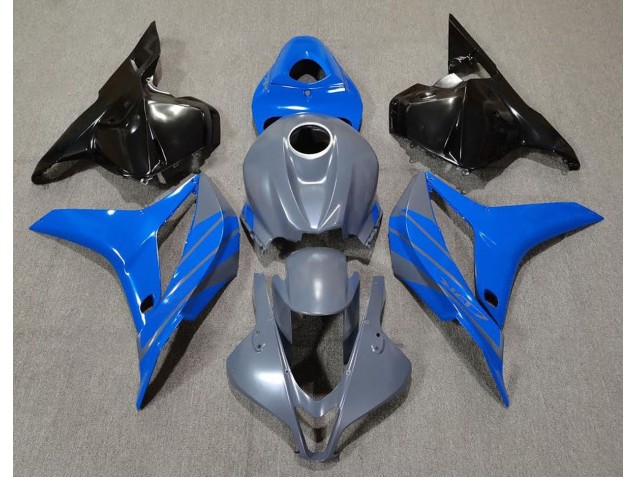 09-12 Double Blue on Grey CBR600RR Fairings 09-12 Double Blue on Grey CBR600RR Fairings