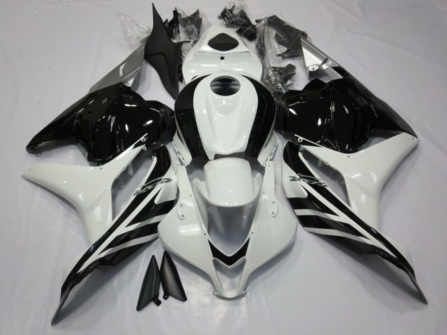 09-12 Gloss Black and White CBR600RR Fairings 09-12 Gloss Black and White CBR600RR Fairings
