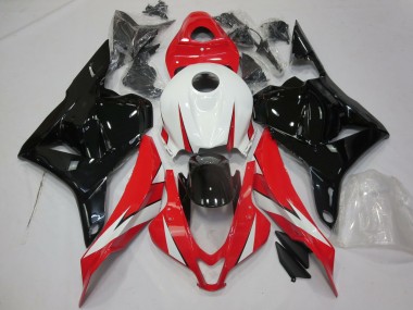 09-12 Gloss Red White and Black CBR600RR Fairings