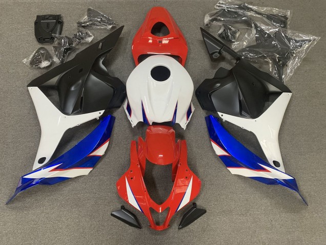 09-12 Gloss Red blue and White CBR600RR Fairings 09-12 Gloss Red blue and White CBR600RR Fairings