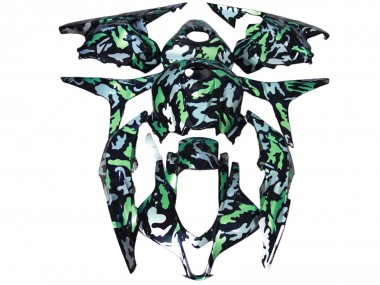 09-12 Green Snow Camo CBR600RR Fairings
